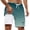 Dark Green, variant on FUZHIQ Men's Funny Swim Trunks with Compression Liner 2 in 1 Quick-Dry 7" Stretch Shorts with Pockets,S