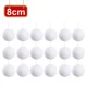 thumbnail image 3 of 54/6 piezas de bolas navideñas de espuma blanca para colgar en el árbol de Navidad, adornos colgantes para bodas, fiestas de Año Nuevo, suministros de decoración del hogar, 3 of 5