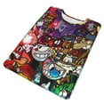 thumbnail image 5 of The Cuphead Show Shirt 3d Printed T Shirt Crewneck Short Sleeve Top Tees For Mens, 5 of 6