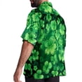 thumbnail image 3 of Saint Patrick's Day Men's Short Sleeve Beach Shirts, Hawaiian Printed Button Down Summer Casual Unisex Men's Shirts, 3 of 6