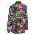 thumbnail image 5 of Mola De Panama Ocean Long Sleeve Blouse Woman Streetwear Casual Shirts Summer Oversize Woman Streetwear Clothing Birthday Present, 5 of 7