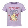 thumbnail image 1 of Playera Hello Kitty para Niña, Lila Talla 12, 1 of 4