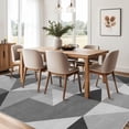 thumbnail image 4 of MICGEEK 5x7 Washable Area Rugs for Living Room, Modern Geometric Printed Rug, Vacuum-Friendly, Non Slip Indoor Rug for Bedroom Dining Room Home Decor Carpet, Gray, 4 of 12