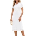 thumbnail image 1 of Vestido Annebouti 2025 Primavera-Verano para Mujer Blanco S, 1 of 6