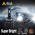 thumbnail image 6 of Alla Lighting PGJ13 Base H28 881 LED Bulbs Xtreme Super Bright 6000lms Fog Lights/Driving Lights Replacement C-HR 862 886 888 889 896 898, 6000K Xenon White, 6 of 9