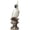 White, variant on vlrwzc Resin Parrot Statue Ornaments for Office Table Decorations, Fake Parrot Figurine Sculpture Desktop Ornament Bird Statue for Home Decor