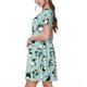 thumbnail image 2 of Disketp Winter Skiing Penguin para Vestido de Manga Corta para Mujeres, Vestidos de Verano para Mujeres, Casual y Holgado para la Playa, 2 of 6