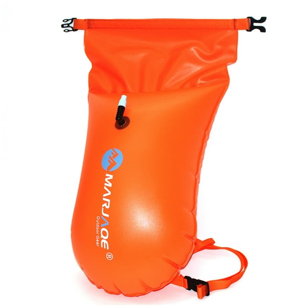 tredstone Swimming Bag Inflatable Waterproof Buoy with Belt Water Sports  Pouch Improving Tool Equipment Boating Bags Children Orange