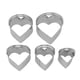 thumbnail image 1 of Juego de Cortadores de Galletas de Metal ANGGREK Moldes de Flores de Corazón Pequeño, 1 of 8