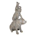 thumbnail image 5 of Western Piggyback Ride Rustic Farmhouse 3 Stacked Pigs Piglets Family Figurine, 5 of 10
