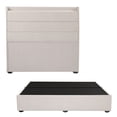 thumbnail image 1 of Base Cama King Size + Cabecera Wing Dicasa Crema, 1 of 9
