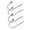 Silver, variant on KOYPTL Bronze U-Shaped Curtain Holdbacks,Metal Wall Mount Drapery Tiebacks for Living Room,Bedroom,Office Decor,4 Pieces