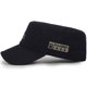 thumbnail image 4 of Gorra de béisbol de primavera y otoño, gorra militar plana de payaso simple para exteriores, gorra bordada con camuflaje, 4 of 5