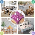 thumbnail image 4 of Cartoon Unicorn Pattern Square Tablecloth,Waterproof Square Table Cover,Wipeable Spillproof Washable Table Cover for Home Kitchen Party Decor 42"X42"(107x107cm), 4 of 6