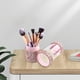 thumbnail image 4 of PU Portaescobillas de Maquillaje Sunnimix Cilindro Transparente Rosa, 4 of 7