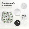 thumbnail image 6 of Lsque Lilies Flowers Printed Women's Running Shorts with Liner Pockets,Elastic Quick Dry Workout Athletic Gym Yoga Shorts,Womens High Waist Shorts-Medium, 6 of 9