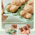 thumbnail image 4 of 3D Bear Mold for Kids,Ice Cream Molds Reusable Easy Release DIY Ice Cube Molds, Cute Cartoon Ice Cube Maker for Whiskey (Green Bear Silicone Mold), 4 of 7