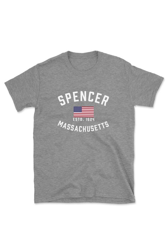 Spencer Massachusetts Patriot Men's Cotton T-Shirt