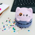 thumbnail image 4 of allydrew Mini Aspirateur de Bureau Portable USB, Lilas Chaton, 4 of 6