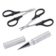 thumbnail image 1 of RC Curved Scissors, Ergonomic High Strength RC Hole Puncher Kit  For Remote Control Car Silver, 1 of 8