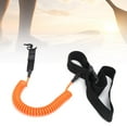 thumbnail image 6 of Surfboard Leash TPU Heliciform Comfortable HighElastic Surfing Safety Traction Rope(Orange ), 6 of 6