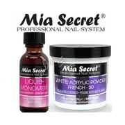 Mia Secret Liquid Monomer 1 oz and White Powder 4 oz