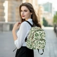 thumbnail image 6 of FORMRS Mini Backpack Purse for Women Travel Daypack Casual Shoulder Bag, Green Floral, 6 of 7