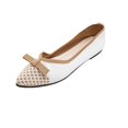 thumbnail image 3 of YOUYEDIAN Loafers for Women Casual Pointed Toe Fashion Knit Soft Slip On Flats Versatile Comfy Breathable Walking Shoes, 3 of 5