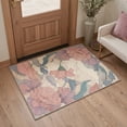 thumbnail image 4 of KUETH 5x7 Low Pile Flower Rug for Living Room, Machine Washable Soft Non Slip Backing Area Rug, Dusty Pastel Rug for Bedroom Dining Room, 4 of 4