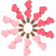 thumbnail image 5 of KAKOWELY 10 pinzas para el pelo de San Valentín con forma de corazón para mujeres y niñas., 5 of 5