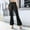 Black, variant on Women's Plus Work Pants Women Petite Length Linen Pants Women Tall Women's Fashion Autumn and Winter Casual Pure Color Sequins High Waist Wide Leg Trousers
