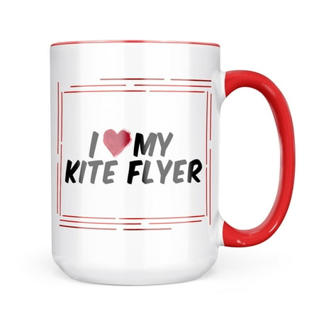 

Neonblond I heart love my Kite Flyer Mug gift for Coffee Tea lovers