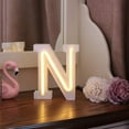 thumbnail image 2 of LED Letter Lights, Alphabet Marquee Letters Sign LED Marquee Number Lights Sign for Night Light,Christmas Lamp Home Bar Initials Decor, 2 of 5