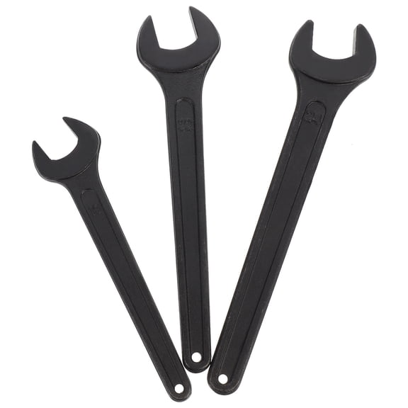 HEMOTON 3 Pcs Mechanic Wrench Tool Industry Wrench Easy to Use Wrench 21.5X4.3X1CM Black