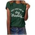 thumbnail image 4 of Fesfesfes Workout Short Sleeve Tops for Women's Beer Festival Printed Tops Fashion Cute Short Sleeve Round Neck Tops Shirt Women Short Sleeve Tshirt M(US:6), 4 of 5