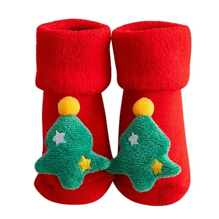 

1 Pair Cartoon Infant Toddler Slipper Socks Non-slip Newborn Boys Girls Socks