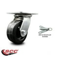 thumbnail image 2 of 5 Inch Heavy Duty Phenolic Caster with Ball Bearing and Swivel Lock SCC, 2 of 2