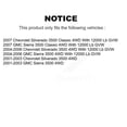 thumbnail image 2 of Transit Auto Bras de Commande avant avec Rotule, Tige de Stabilisation Intérieure Extérieure, Kit de Liaison (6 Pcs) pour Chevrolet GMC Sierra 3500 Silverado Classic 4WD K7T-106946, 2 of 11