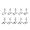 thumbnail image 4 of Perno de bisagra para asiento de inodoro, 10 piezas, Conector de montaje resistente de liberación rápida, tornillos de ajuste duraderos, prácticos par, 4 of 8