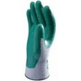 thumbnail image 2 of Showa PR,Cut Res Gloves,Nitrile,Gray/Green,L 350L-09, 2 of 2