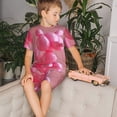 thumbnail image 4 of Balery Pink Balloon Puppy Art Conjunto de Pijama Infantil de Manga Corta con Estampado – Ropa de Dormir de Algodón Suave-X-Large, 4 of 6