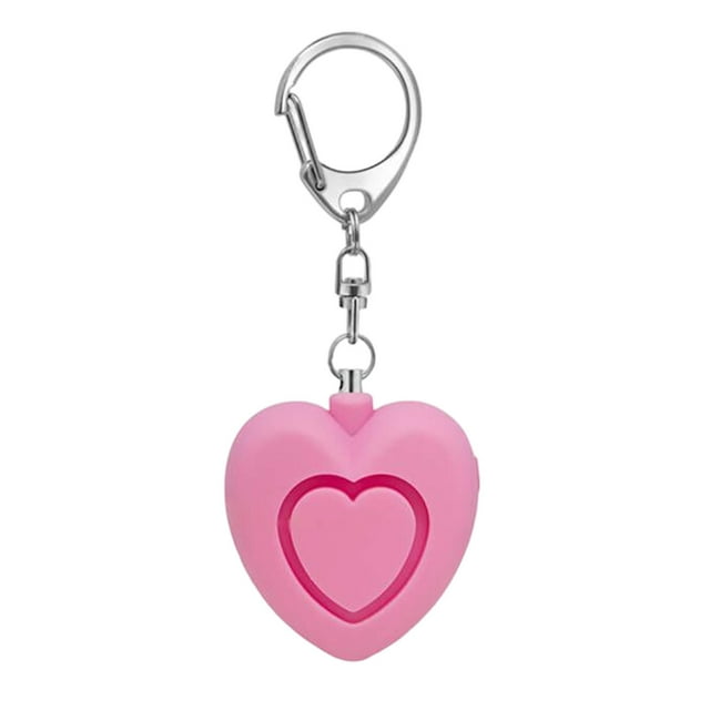 MERIGLARE Safe Personal Alarm 130dB with LED Night Light for Children Girls Elderly Pink