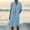 #0168-Blue, variant on Puyaiuu Women's Button Front Shirt Dresses, Short Sleeve Collared Loose Fit Knee Length, Solid Color Soft Lightweight Casual Spring Summer, Breezy Everyday Office Beach Vacation Sundress Gift
