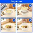 thumbnail image 4 of Microwave Ramen Bowl Set Microwave Ramen Cooker Instant Noodles Bowl with Chopsticks Spoon Fork Portable Ramen Noodles Bowl Dishwasher Safe Ramen Bowl for Home Cooking, 4 of 10