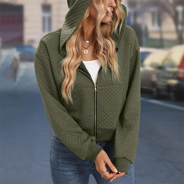 Cathalem Womens Hoodies Long Sleeve Loose Slouchy Pullover Plus Size  Tops,Green S 