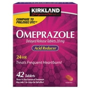 Kirkland Signature Omeprazole 20 mg., 42 Tablets