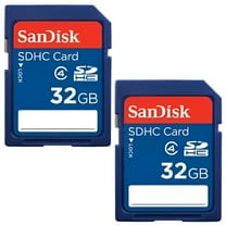 SanDisk 32GB Micro SDHC Flash Memory Card, 2 Total Count