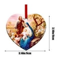 thumbnail image 3 of OAVQHLG3B Christmas Tree Decorations Nativity Scene Ornaments Acrylic 3D Christmas Hanging Ornament for Indoor Outdoor Decoration Party Supplies, Birth of Jesus Christian Decor Religious Gift, 3 of 6