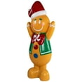 thumbnail image 4 of Northlight Lighted Gingerbread Man Blow Mold Outdoor Christmas Decoration - 40", 4 of 6