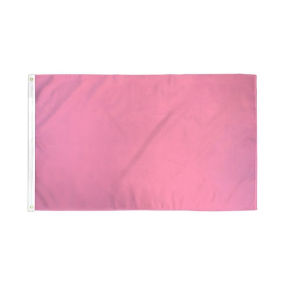Pink Solid Color Flag 3x5ft Poly